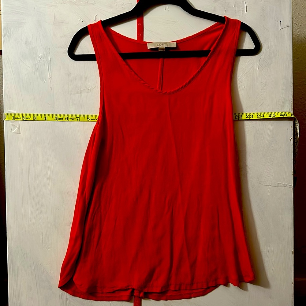 Loft red- orange tank